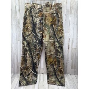 Vintage Wrangler Pro Gear Cargo Camo Pants Mens 42X31.5 Realtree HARDWOODS USA